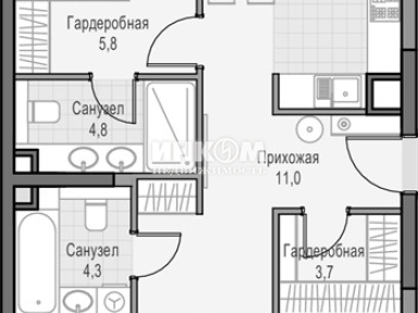 3-комн. квартира