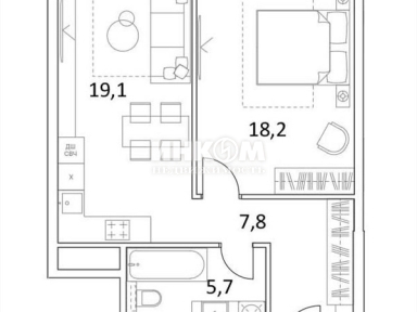 2-комн. квартира